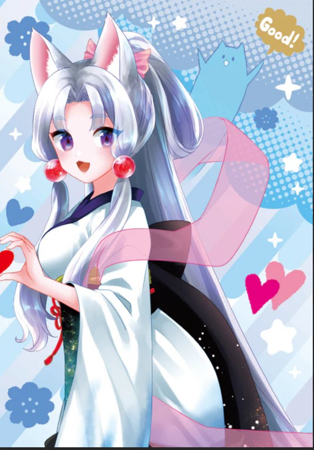 A4 Clear File – Tohoku Itako / 東北イタコ　ハート クリアファイル A4　