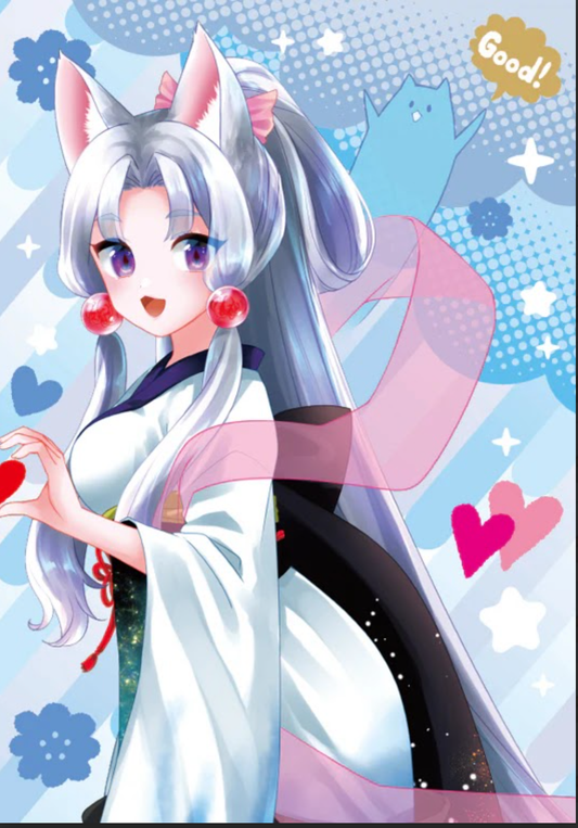 A4 Clear File – Tohoku Itako / 東北イタコ　ハート クリアファイル A4　