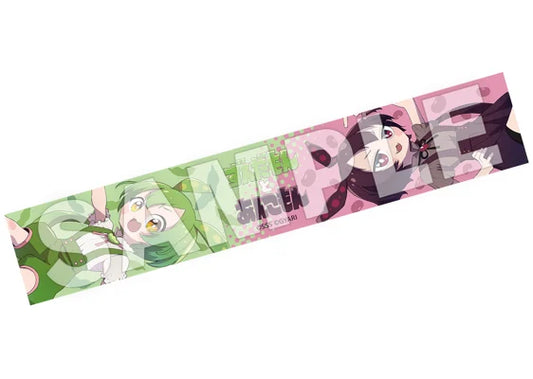 Zundamon & Ankomon X Gyari newly drawn - Muffler Towel /ずんだもん＆あんこもん×GYARI 描き下ろしマフラータオル