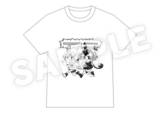 Zundamon & Ankomon X Gyari newly drawn - T-shirts Size-L /ずんだもん＆あんこもん×GYARI 描き下ろしTシャツ L Size